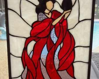 STAINED GLASS Window Panel