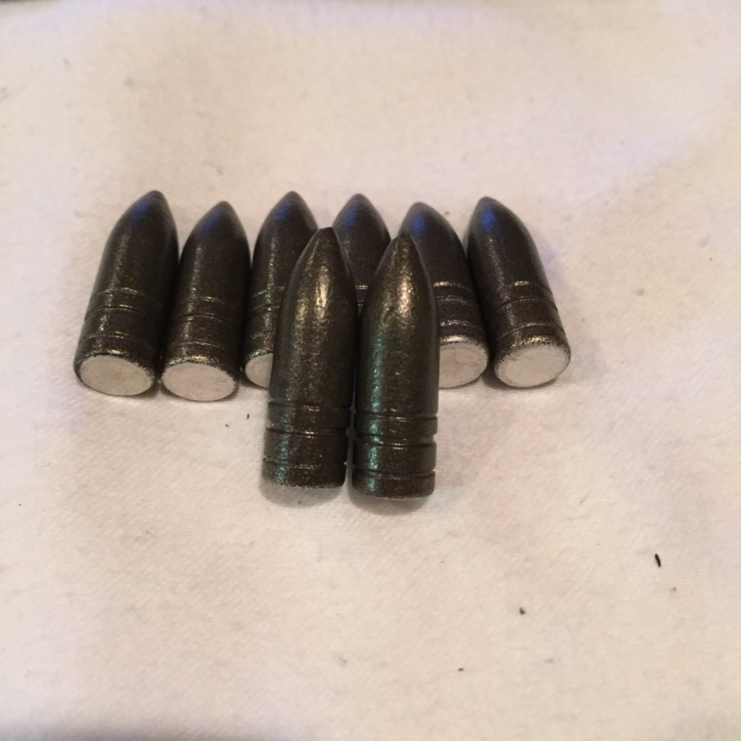 Powdercoated .308 lead cast bullet bronze. by BoldLeadBulletCo