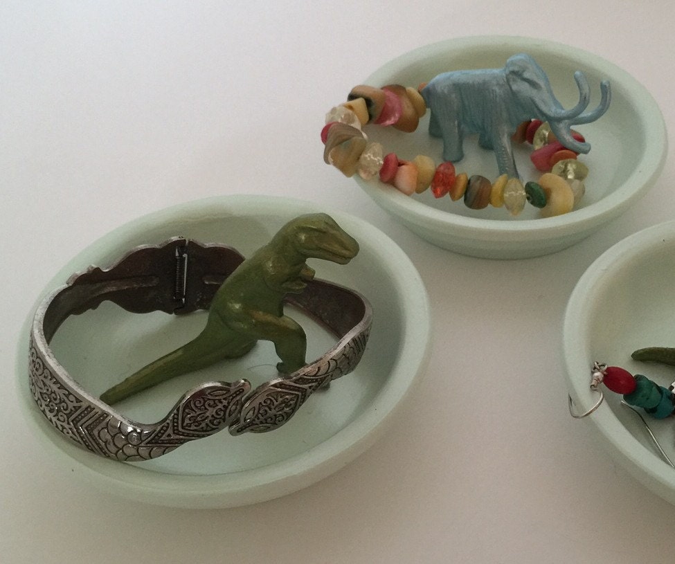 Handmade Dinosaur Jewelry Tray