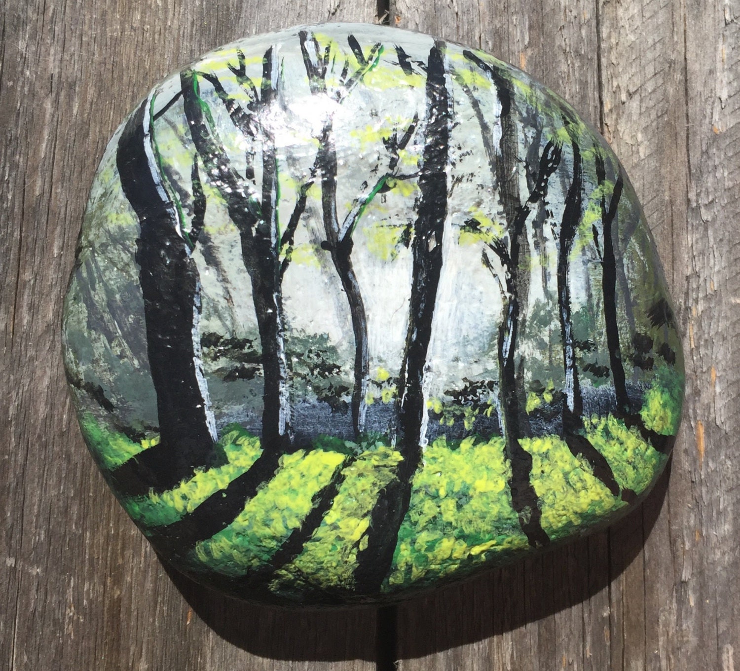 Painted Rock Of Sunset In A Forest   Il Fullxfull.1041584212 Rcr1 