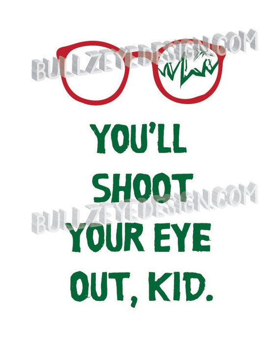 A Christmas Story cricut svg silhouette svg die by BullzeyeDesign