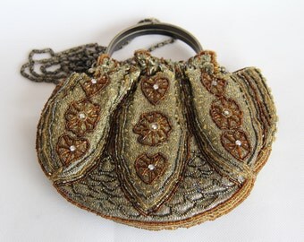 Beaded Evening Formal Bag, Elegant Beaded Bag, Evening Clutch, Beaded Crossbody Bag, Party Beaded Bag