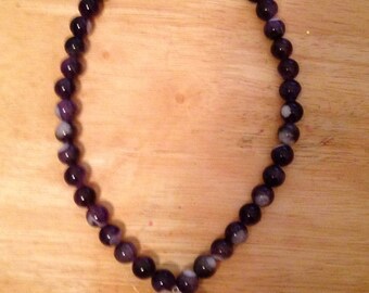 Amethyst and Large Crystal Necklace