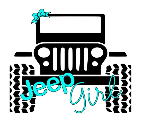 Jeep girl decal