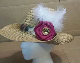 Women's Tan Cowboy Hat