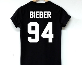 Justin Bieber shirts Bieber 94 tshirt clothing High Quality Screen Print cotton unisex tumblr women shirt men shirt