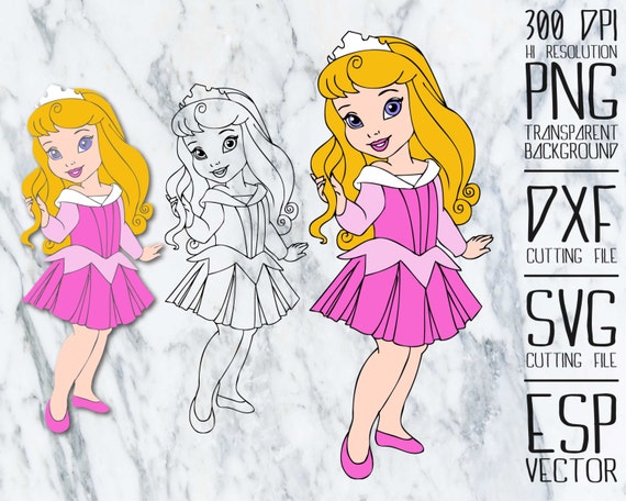 Download Disney Little Princess AURORA Clipart /PNG by Just1Dollar ...