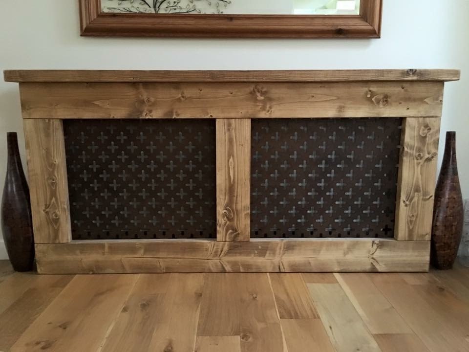 Handmade Chunky Rustic Radiator Cover Solid by HAMPSHIRERUSTIC