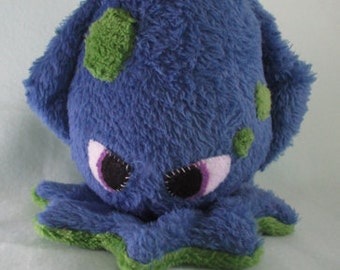 angry squid plush