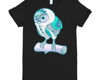 Items similar to Owl Cute Owlet Print A5 Sepia on Etsy