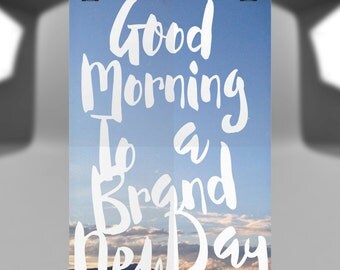 Items similar to It's A Brand New Day- Print on Etsy