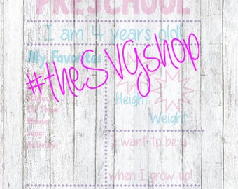 SVG File, First day of School Sign, Back to school, school starts, chalkboard sign