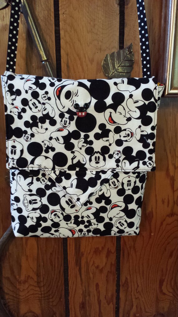 Mickey mouse cross body purse by Creeksidehandbags on Etsy
