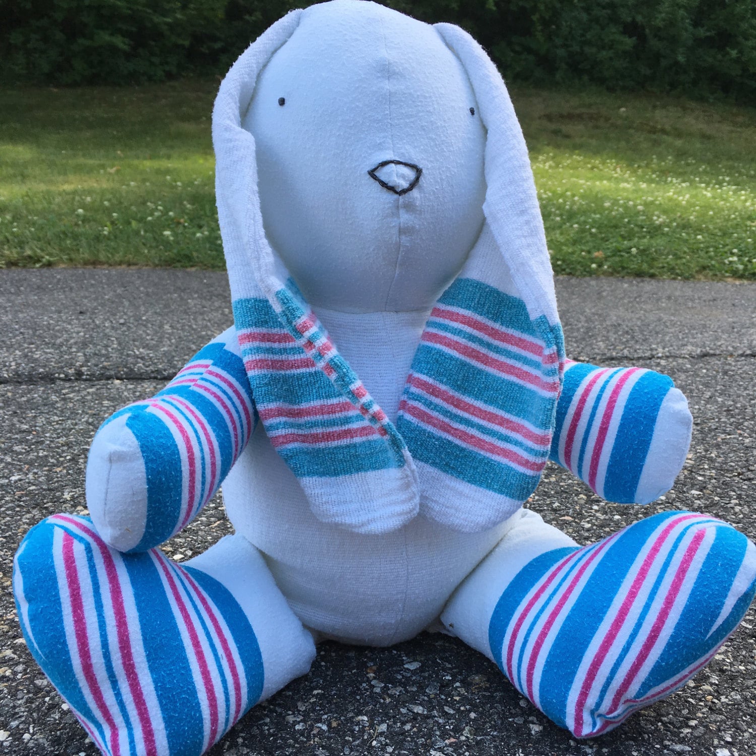 Hospital/Receiving Blanket Bunny by BreezyAnnBoutique on Etsy