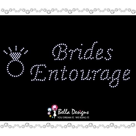 1 Bride & 4 Bride Entourage Tank Tops Wedding Gift