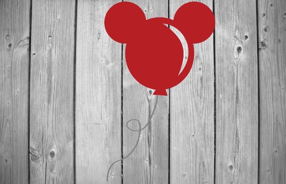 Download Mickey mouse balloon disney Svg file . Digital by ...