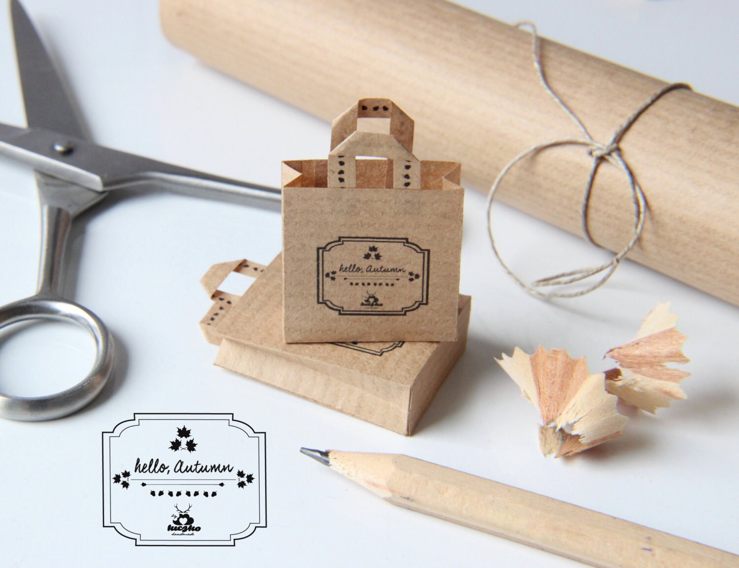 dollhouse miniature accessories set of 2 paper bags dollhouse miniature accessories set of 2 paper bags