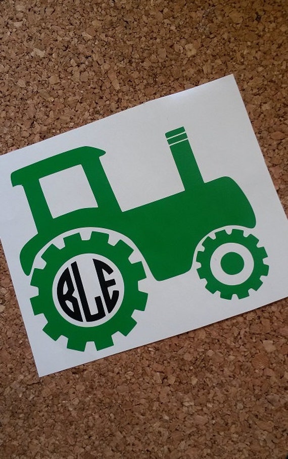 Tractor Decal Car Decal Tractor Boy by Southernbroaddecals1