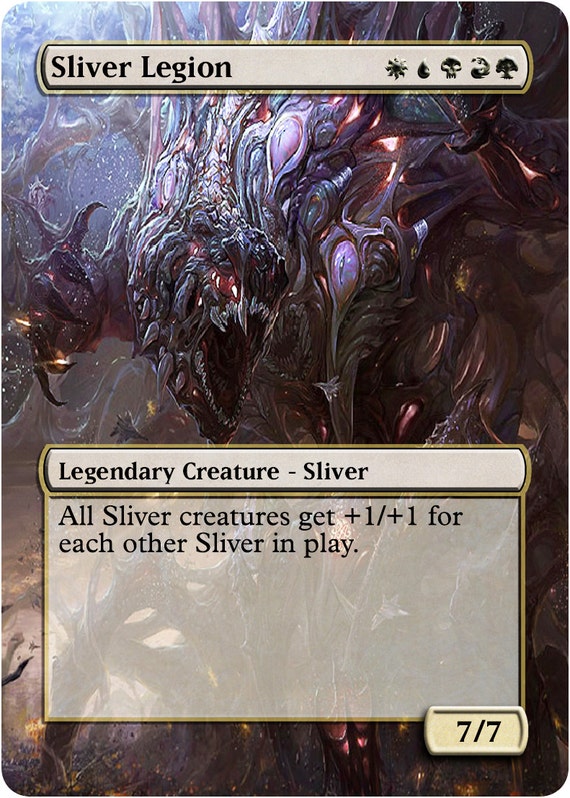 Sliver Legion Custom Art Foil or Non Foil by CustomCardArtShop