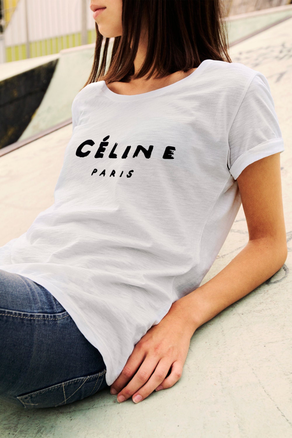 Sale Celine Paris T-shirt Celine Paris Tshirt Celine Tee