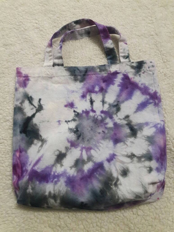 tie dye reusable grocery bag