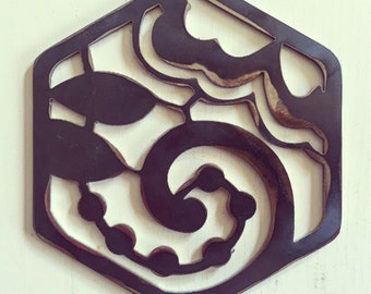 Laser cut metal art | Etsy