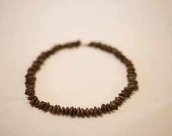 Bohemian,seed,necklace,eco gift,for her,gift for him,rustic,boho necklace,brown,beads,chain,organic,jewelry,gift for her,children