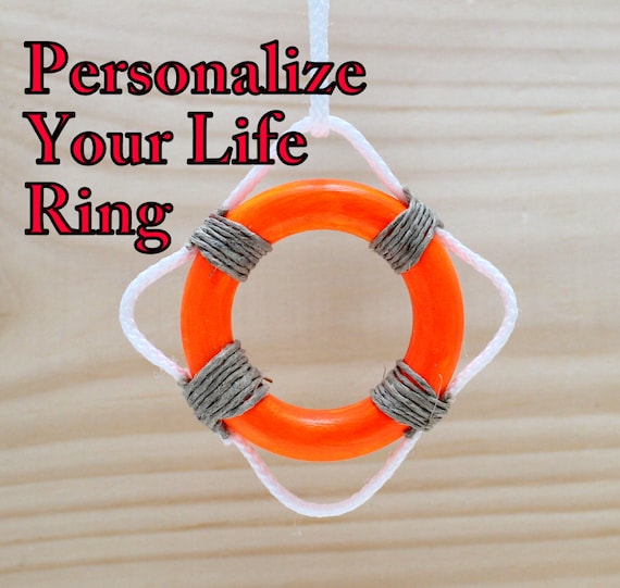 personalized pool life ring