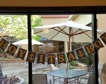 Ahoy Its A Boy Banner