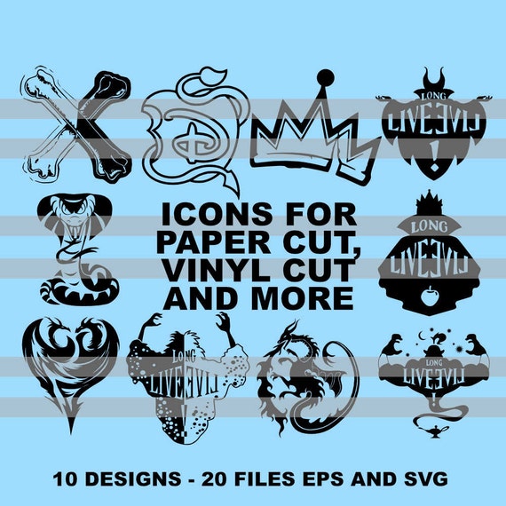 Free Free 188 Disney Descendants Apple Svg SVG PNG EPS DXF File