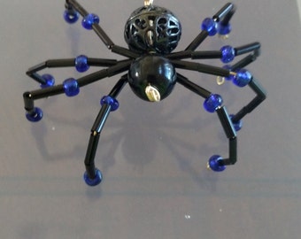 Black beaded spider
