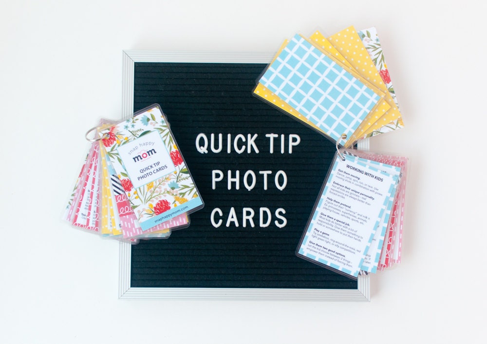 Quick Tip Photo Cards Photography Cheat Sheets