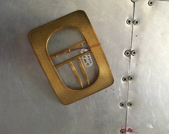 Antique Brass Belt Buckle