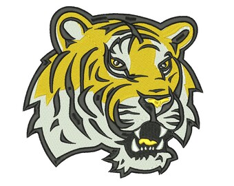 7 Size LSU Tigers Embroidery Design College Football Embroidery Designs Instant Download Machine Embroidery Designs PES