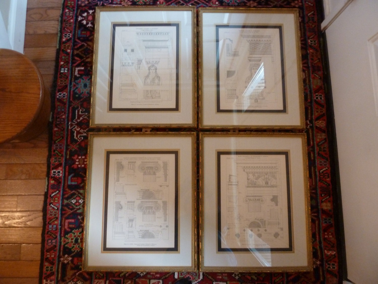 Architectural Drawings Vintage Architectural Book Plates