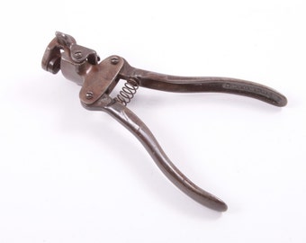 Vintage Trade Mark Triumph B Lawrence Stationery Co NY Leather Punch & Eyelet Tool ~ Pink Room ~ 160912