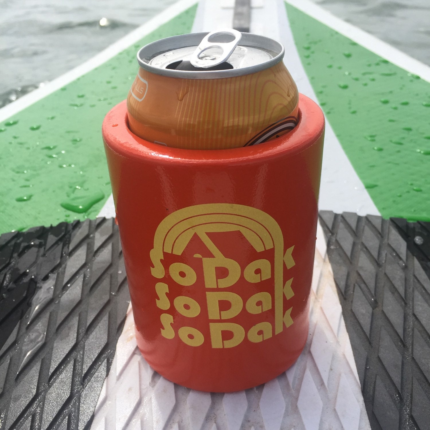 South Dakota Beer Can Coolers Vintage Camping by ohgeezdesign