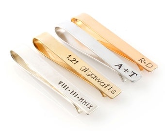 0401~MM11 silver TABI tie clip main image 0
