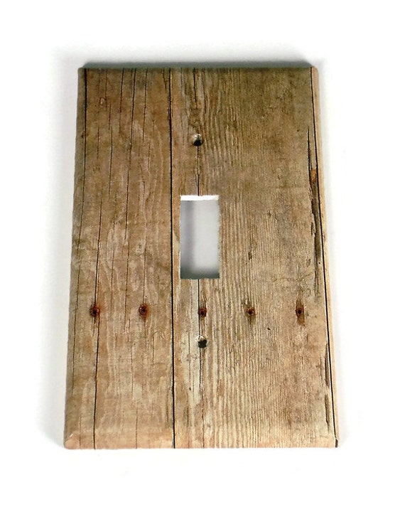 Switchplate Light Switch Cover Switch Plate in Barnwood