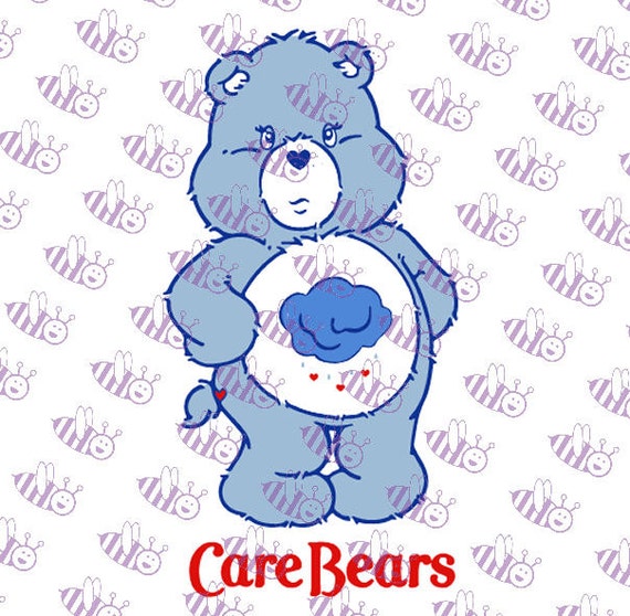 Care Bears Logo And Grumpy Bear Svg Instant Download By Manderbee 4505