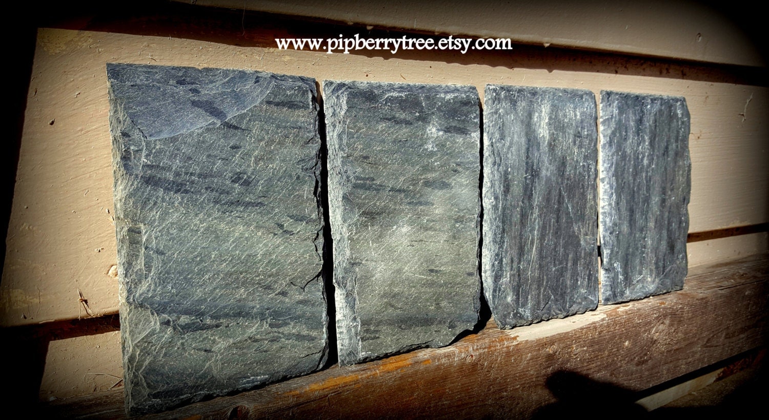 Set of 8 Aquarium Slate Tiles/Reptile Tank Slate by Pipberrytree