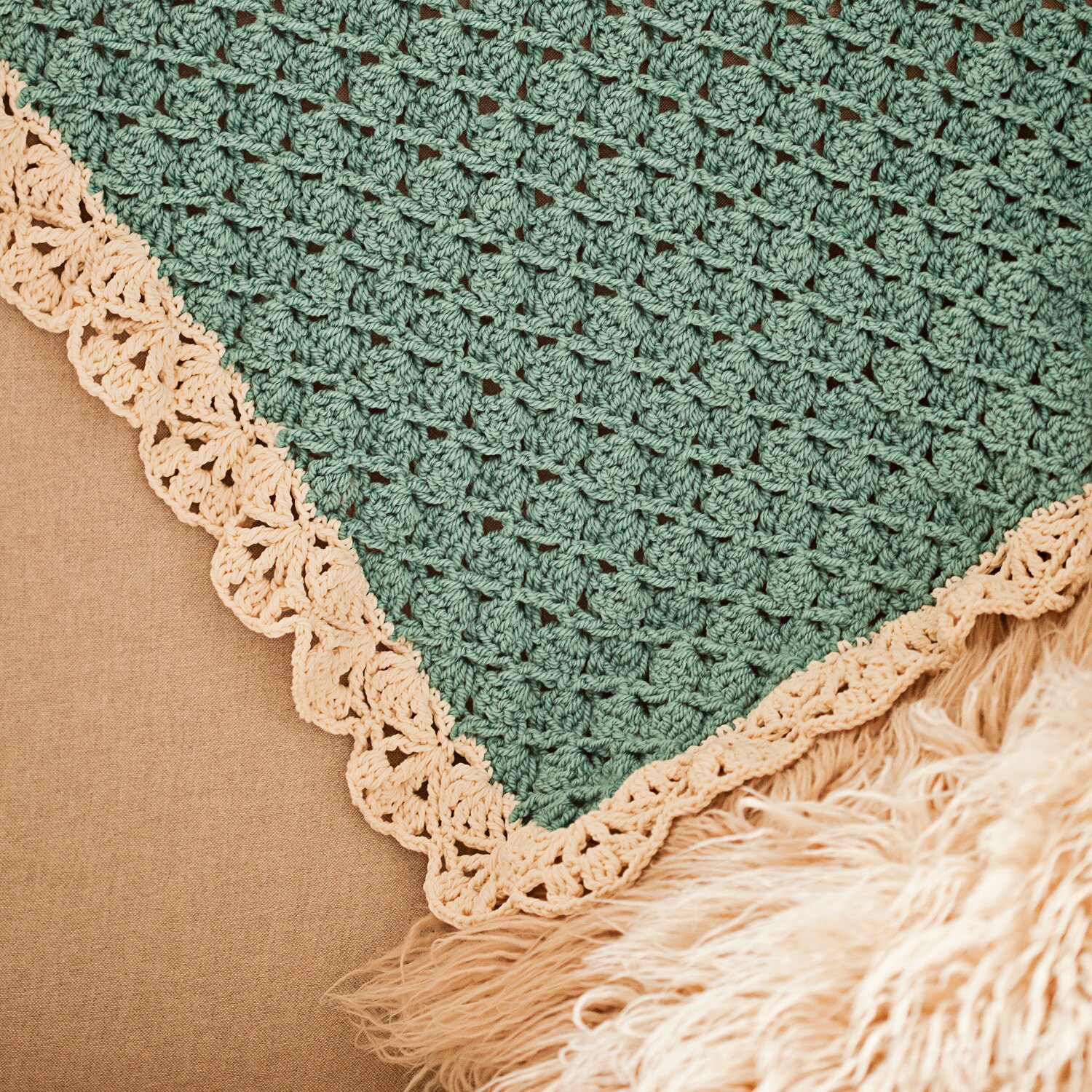 Crochet PATTERN Seashell Blanket