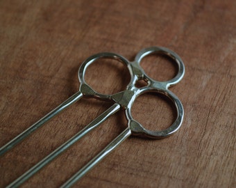 Metal Hair Stick, Handcrafted