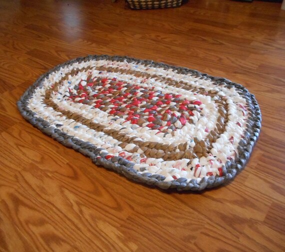 Plarn Plastic Bag Outdoor Rug by CraftyPA on Etsy