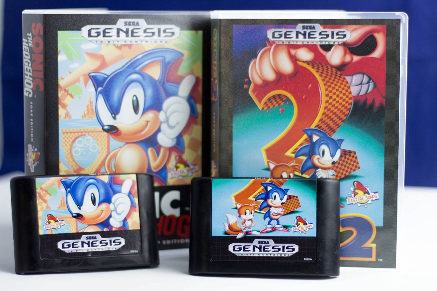 Sonic the Hedgehog Soap Set of Cartridges and Cases