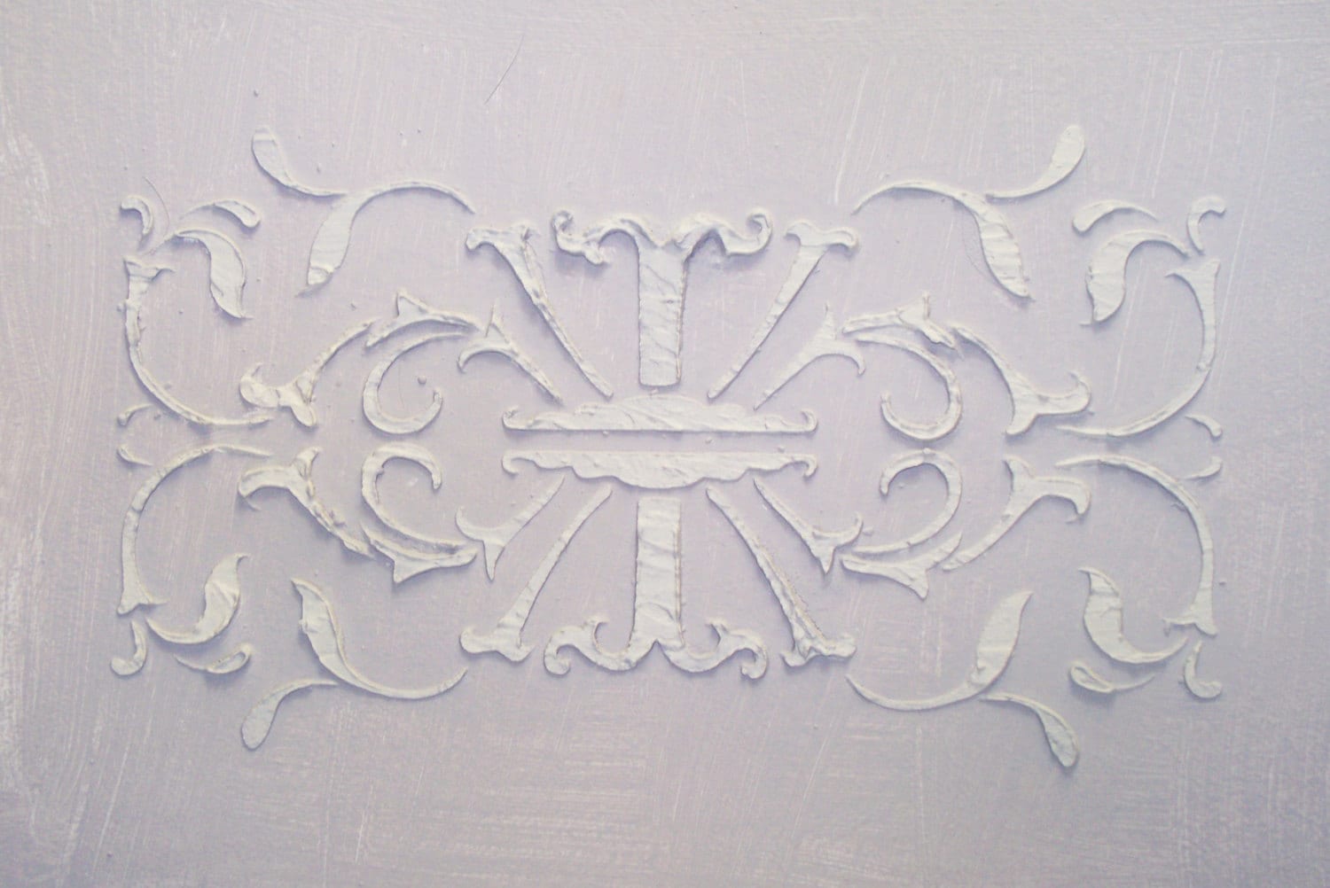 Raised Plaster Stencil Calvados Tile Wall Stencil Wall Decor