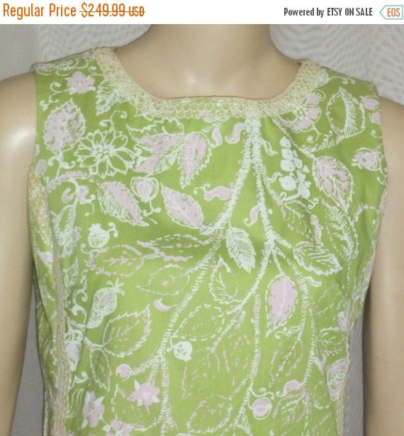 Green SALE Vintage Mod Retro The Lilly Pulitzer by ShonnasVintage