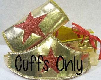 Wonder Woman Costume, wonder woman accessories, Cuffs, Bracelets