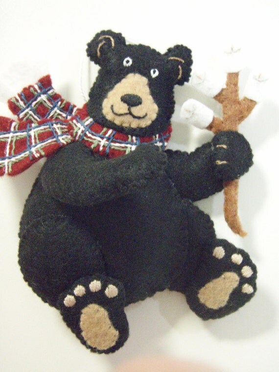 bucilla black bear bonfire