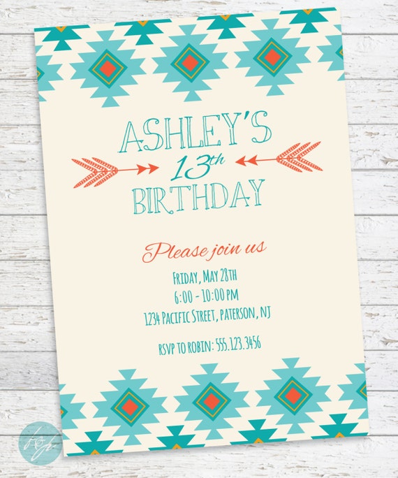 Tween Birthday Invitations Printable Free 9
